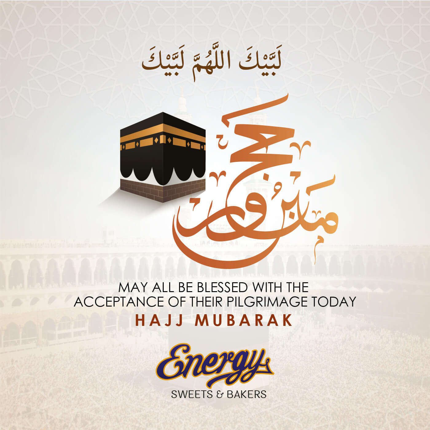 Energy Sweets Hajj Mubarak